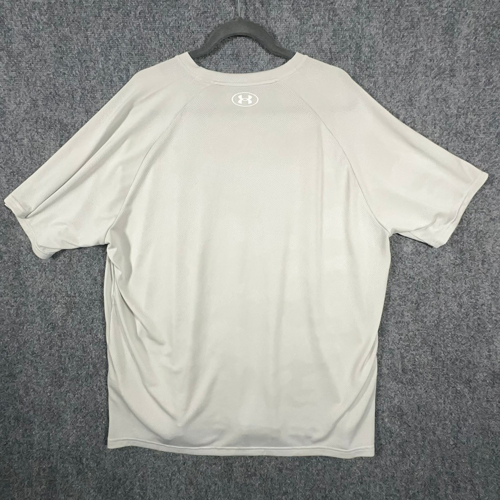 Under Armour Iso-Chill Camo Training Shirt Mens XXL Gray Loose Fit 1371203 014